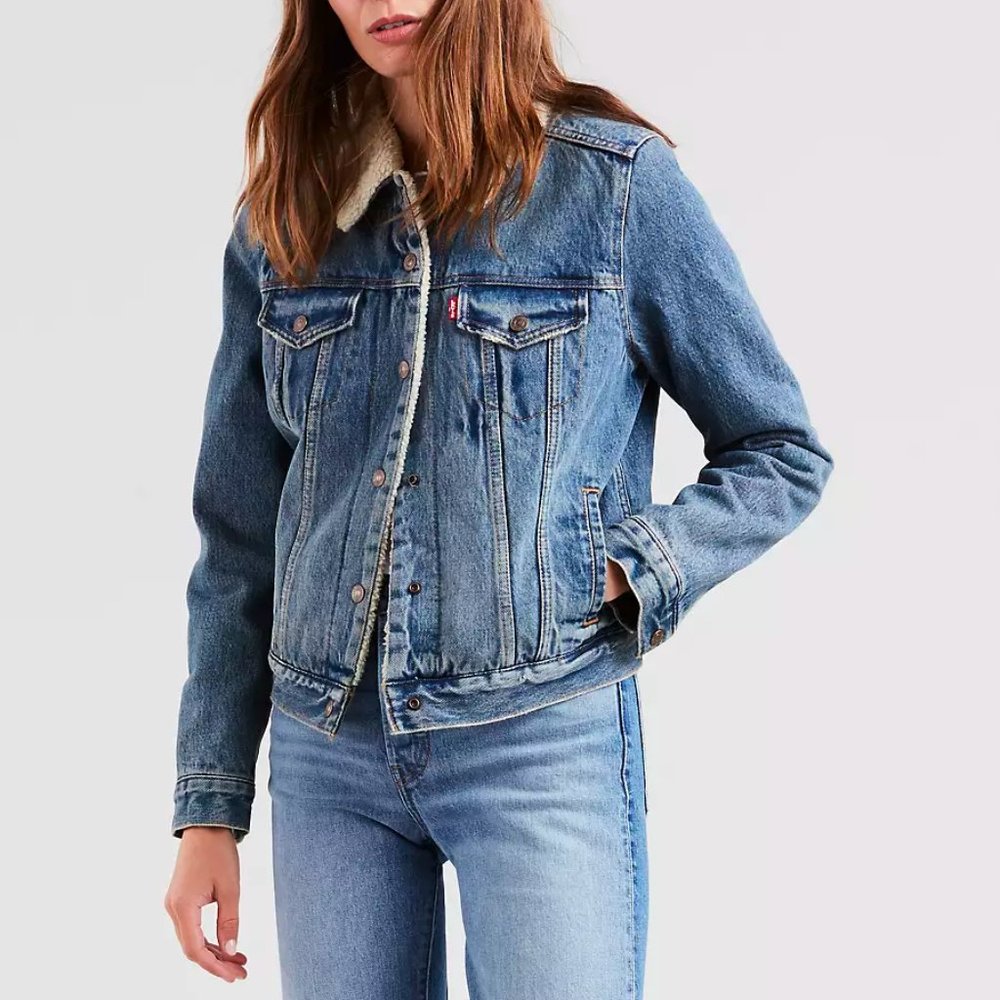 Levi's Original Sherpa Trucker Denim Jacket (NWT)